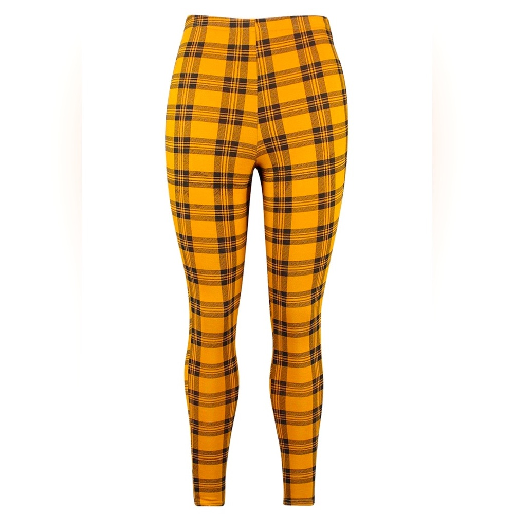 PLUS CHECK JERSEY LEGGINGS SIZE 24/4X